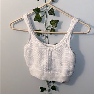 Knitted Cropped Garage tee